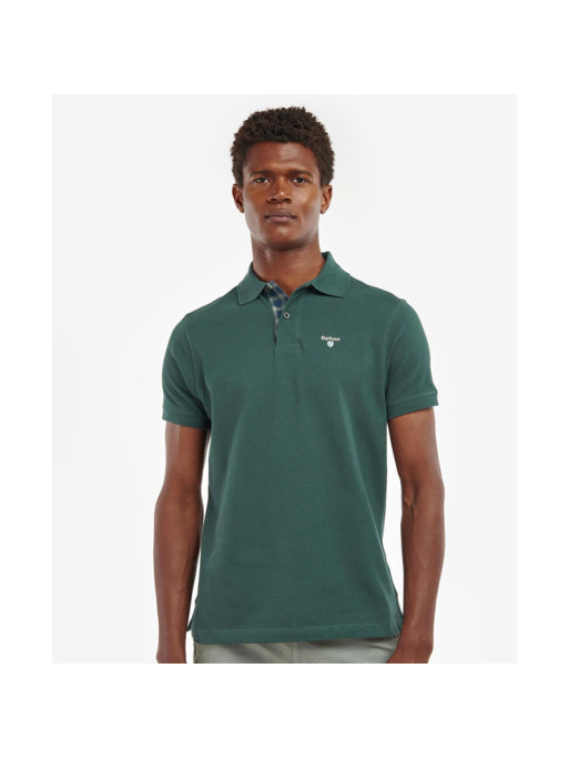 T-shirt tartan piqué Barbour T-shirt tartan piqué Barbour