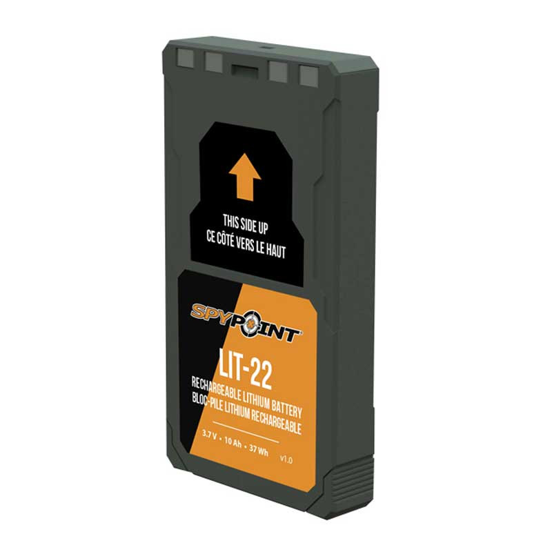 Kit de 2 batteries rechargeables Spypoint LIT-22 pour caméras Kit de 2 batteries rechargeables Spypoint LIT-22 pour caméras