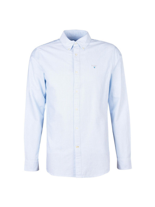 Chemise Striped Oxford Tailored Barbour bleu