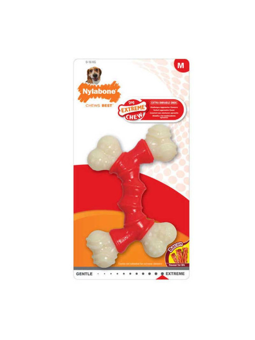 Jouet Bacon Extreme Double Bone Nylabone