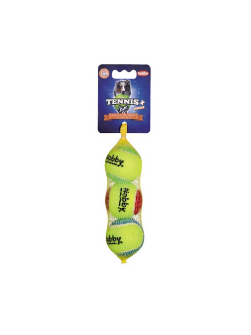 Lot de 3 balles de tennis Nobby