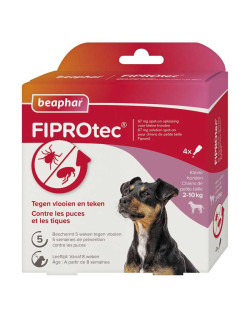 Pipettes antiparasitaires chien Fiprotec Beaphar