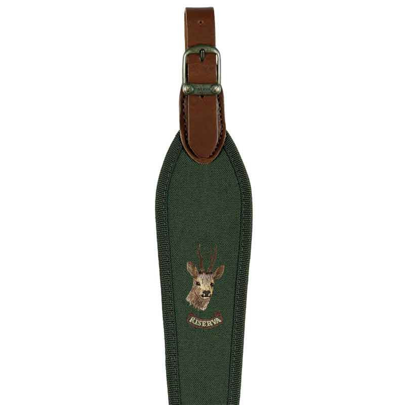 Bretelle pour carabine avec animaux Riserva chevreuil