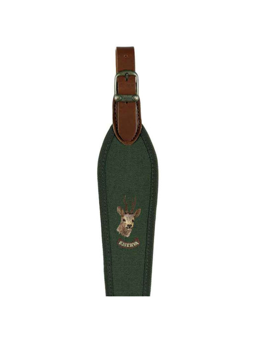 Bretelle pour carabine avec animaux Riserva chevreuil Bretelle pour carabine avec animaux Riserva chevreuil