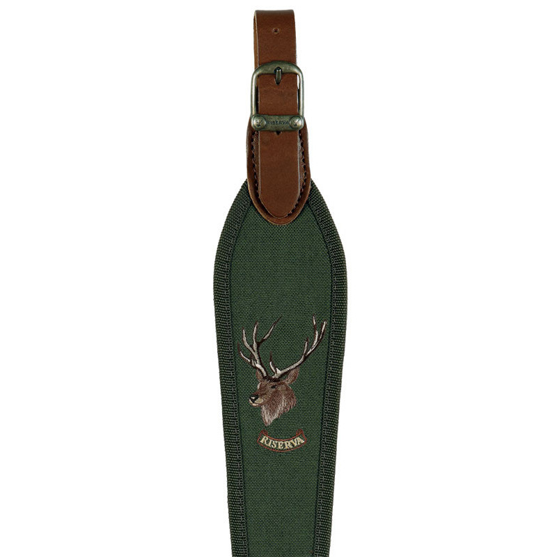 Bretelle pour carabine avec animaux Riserva cerf