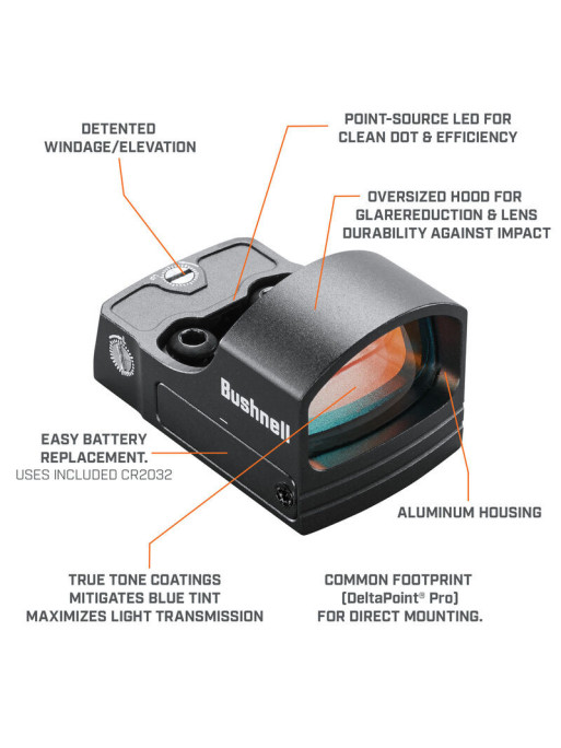 Point rouge RXS 100 1x25 Bushnell