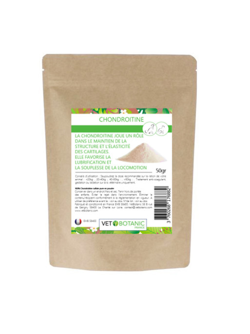 Calcium marin pour chat et chien 100g Vet Botanic