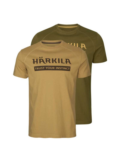 Pack 2 t-shirts logo Härkila