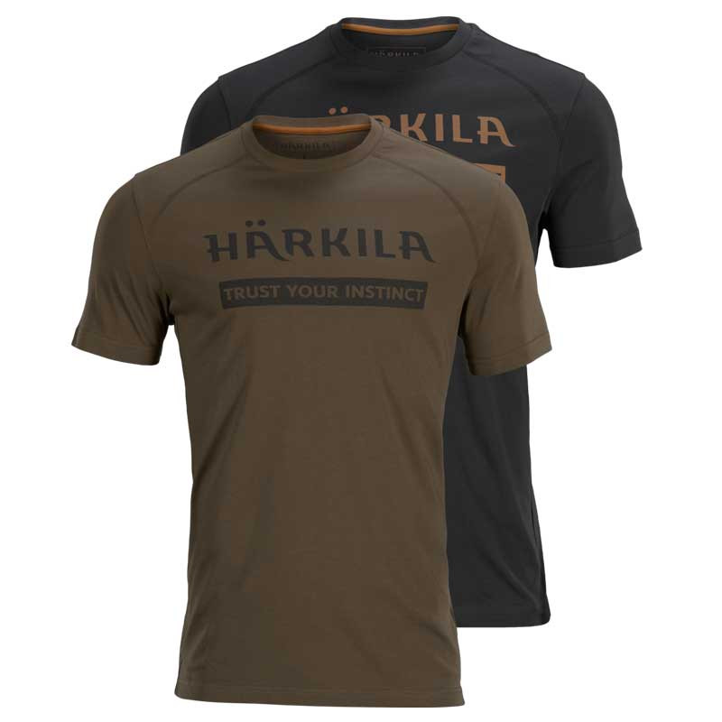 Pack 2 t-shirts logo Härkila