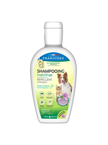 Shampoing insectifuge fruité formule renforcée 250ml Francodex