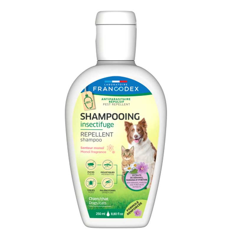 Insect Codex Shampoing insectifuge Monoï formule renforcée Francodex