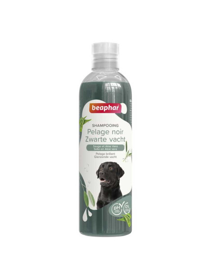 Shampoing Essentiel pelage noir chien 250ml Beaphar