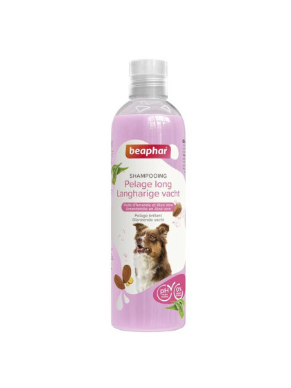 Shampoing Essentiel poil long chien 250ml Beaphar