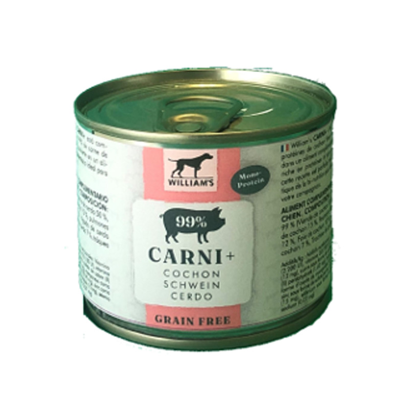 Pâtée William's Carni + cochon 200g