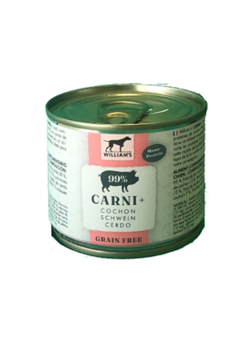 Pâtée William's Carni + cochon 200g