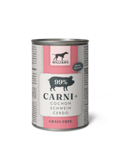 Pâtée William's Carni + cochon 400g