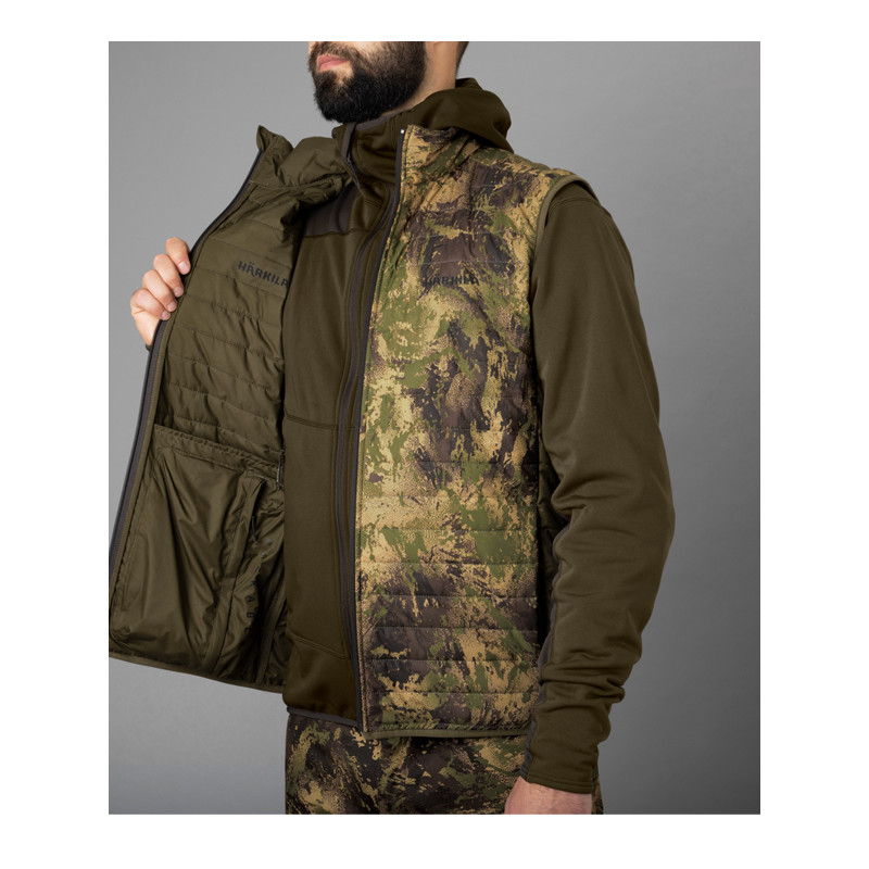 Gilet Deer Stalker camo reversible packable Härkila