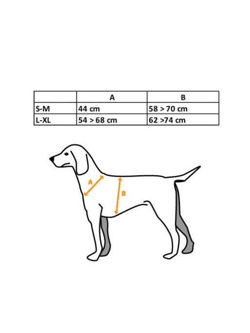 Cape pour chien haute visibilité Riserva