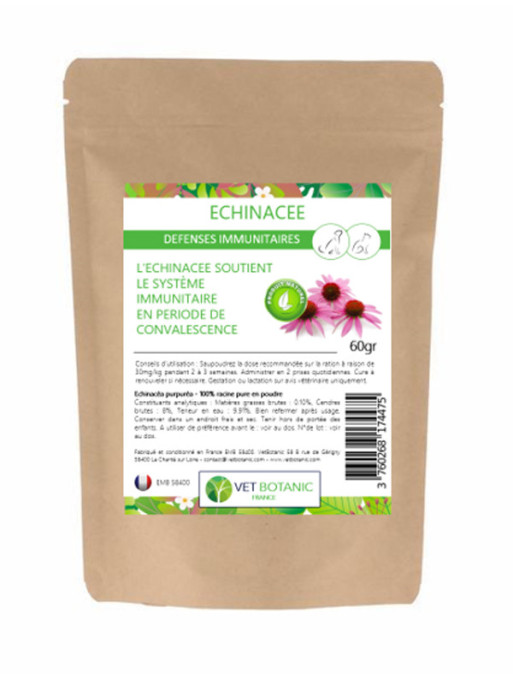 Echinacée pour chien et chat 100g Vet Botanic