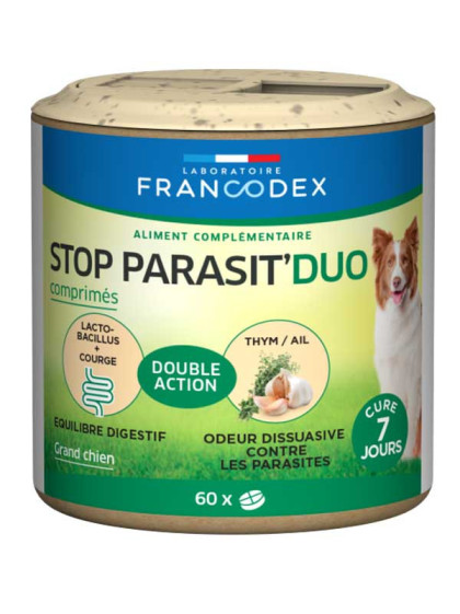 Comprimés x30 Stop Parasit'Duo petit chien Francodex