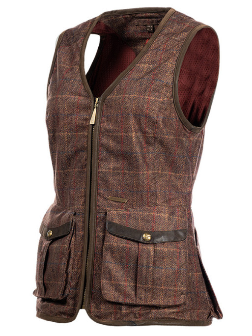 Gilet de tir en tweed imprimé pour femmes Kenwood Baleno Gilet de tir en tweed imprimé pour femmes Kenwood Baleno