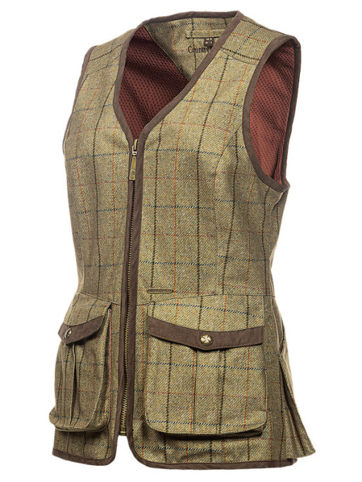 Gilet de tir en tweed imprimé pour femmes Kenwood Baleno