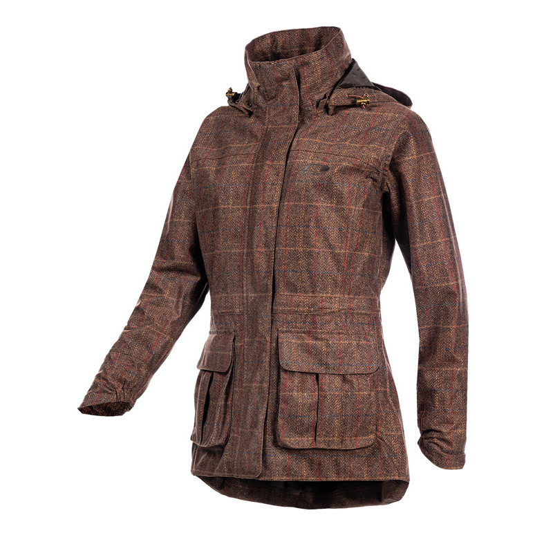 Veste pliable en tweed imprimé pour femmes Baleno