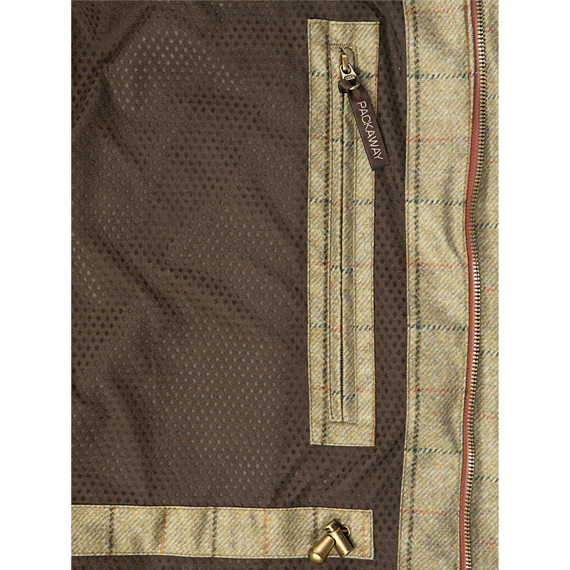 Veste pliable en tweed imprimé pour hommes Moorland Baleno