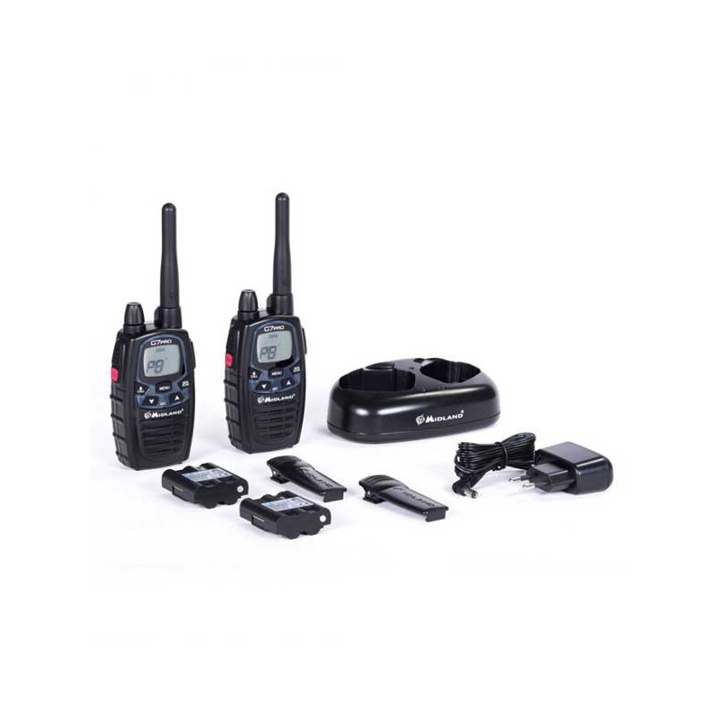 Lot de 2 Talkies-Walkies G7 Pro Midland