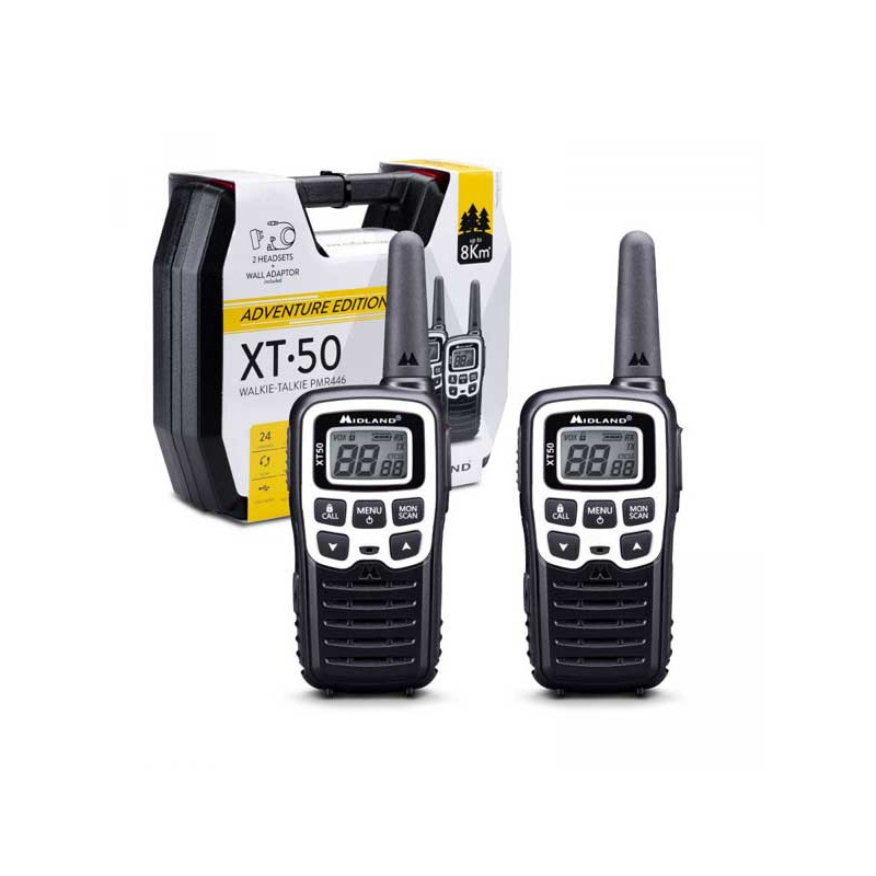 Lot de 2 talkies-walkies XT50 Adventure Midland