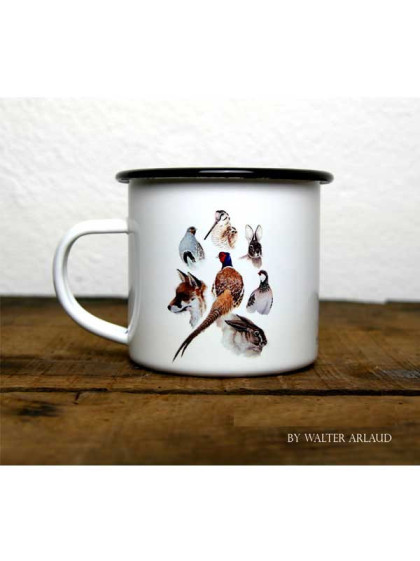 Mug métal Animaux du monde Bois et Plaines by Walter Arlaud