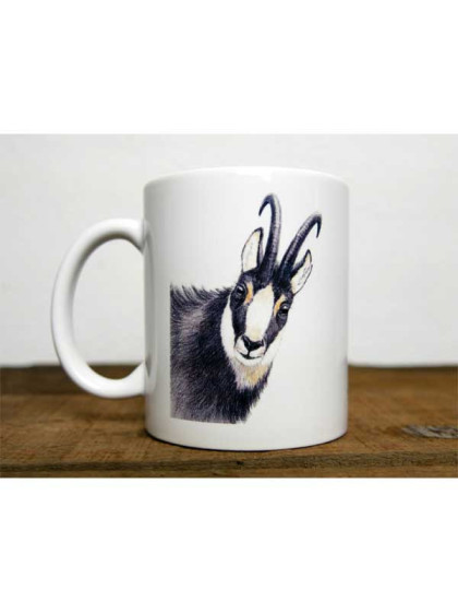 Mug céramique Regards Sauvages le Chamois by Walter Arlaud