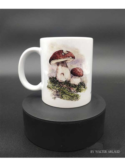 Mug céramique Champêtre Morilles by Walter Arlaud