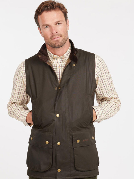 Gilet huilé New Westmorland Barbour