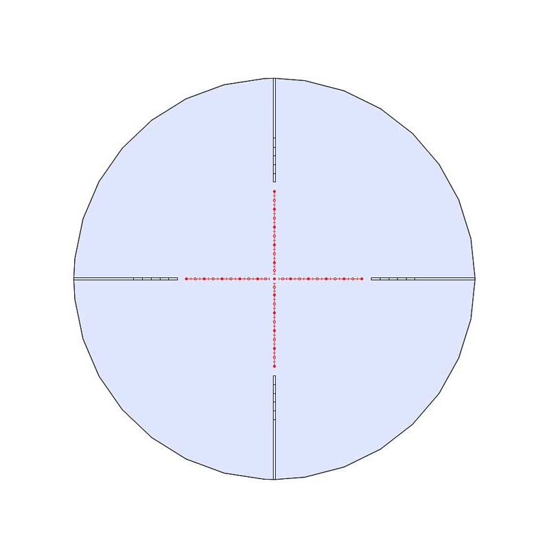 Lunette de tir Diablo 6-24x50 RET 1/2 Mil-Dot lumineux Konus