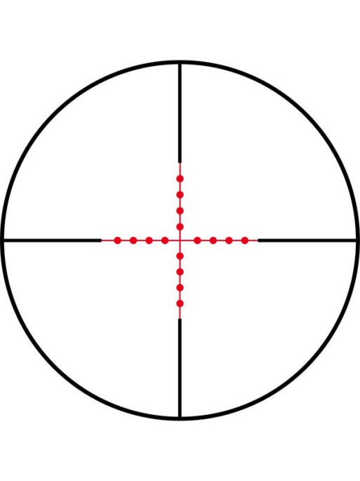 Lunette KonusPro AS-34 2-6x28 RET Mil-Dot gravé lumineux Konus