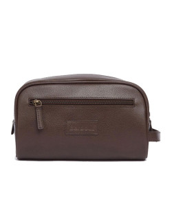 Trousse en cuir Barbour
