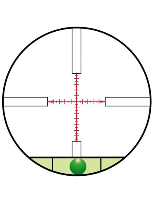 Lunette KonusPro M-30 12.5-50x56 RET gravé 1/2 Mil-Dot lumineux Konus