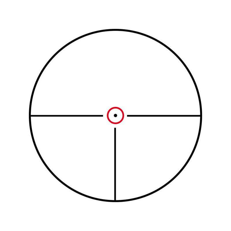 Lunette KonusPro M-30 1-4x24 RET gravé Circle Dot lumineux Konus