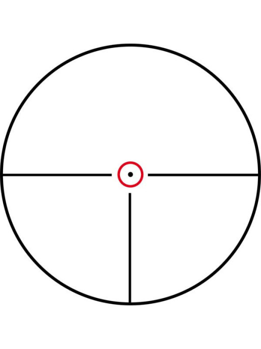 Lunette KonusPro M-30 1-4x24 RET gravé Circle Dot lumineux Konus