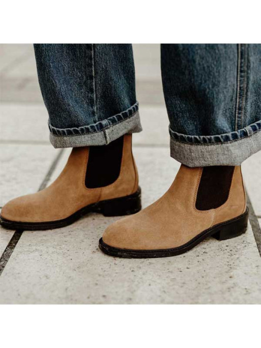 Bottines Chelsea Suede femme Le Chameau Bottines Chelsea Suede femme Le Chameau