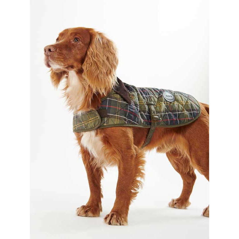 Manteau chien tartan Barbour