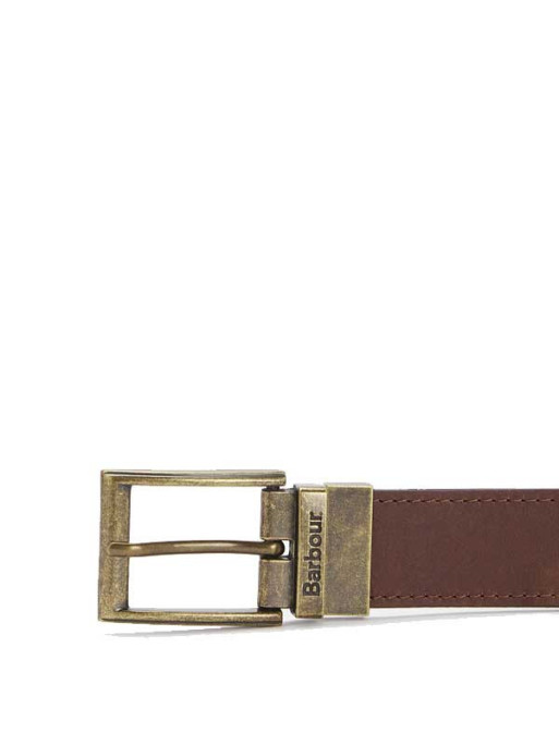 Ceinture cuir Piped Tartan Barbour
