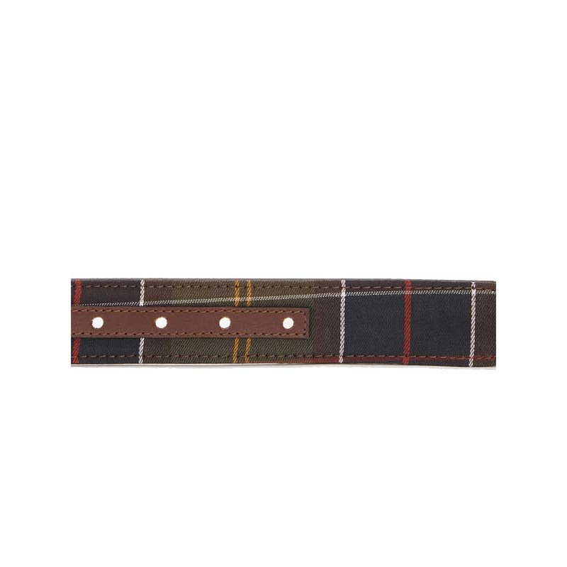 Ceinture cuir Piped Tartan Barbour