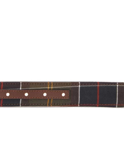 Ceinture cuir Piped Tartan Barbour