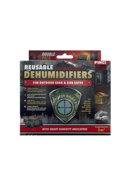 Déshumificateurs réutilisables double pack 5m2 Pingi