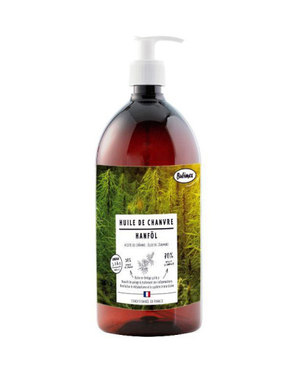 Huile de chanvre 500ml Bubimex