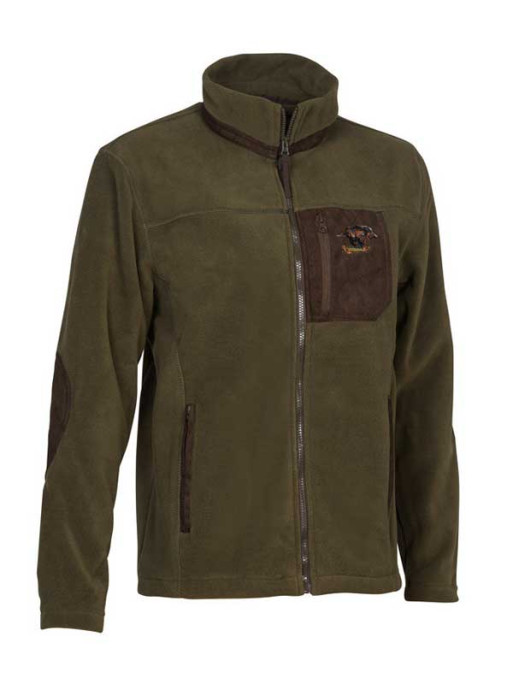 Blouson polaire Cor brodé sanglier Percussion