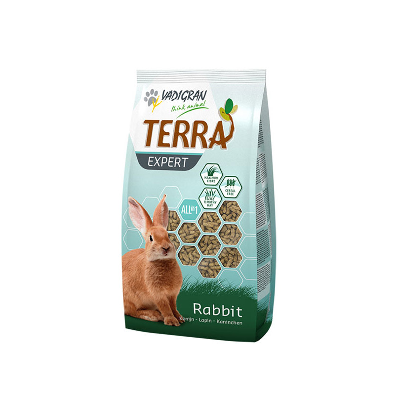 Granulés Terra Expert Fléole des prés lapin 900g Vadigran