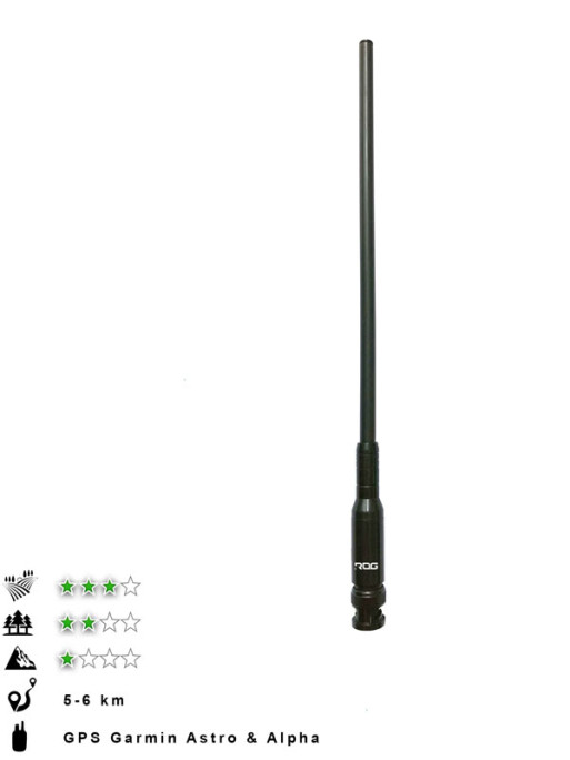 Antenne téléscopique 90cm Ibiza V2 Rog